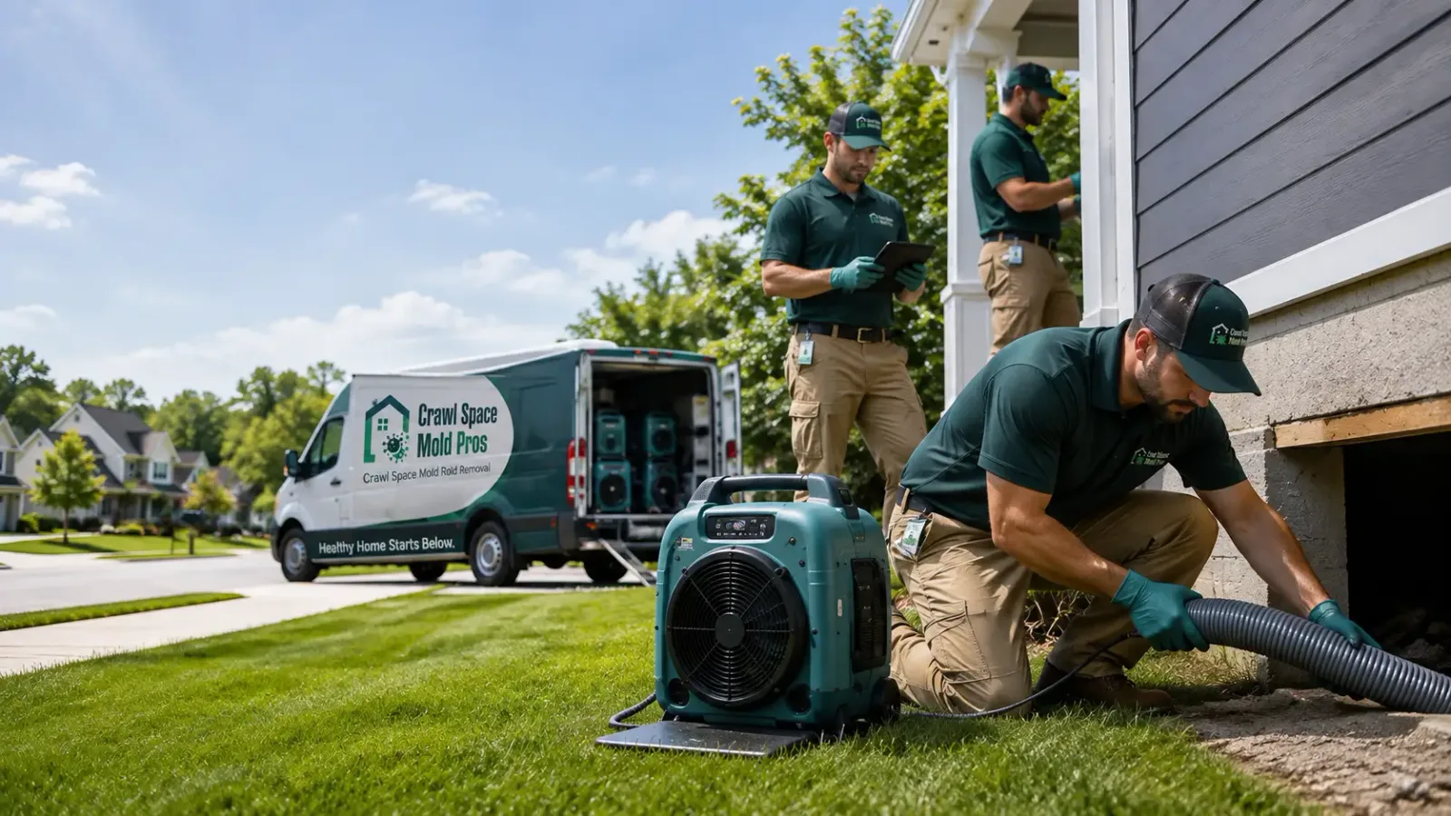 Crawl Space Mold Removal in Blackstone, VA